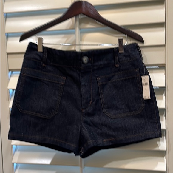 Anthropologie 31 Dark Denim Shorts - Picture 1 of 6